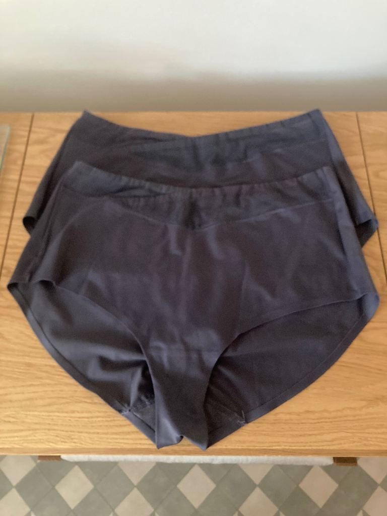 Reduced Triumph True Sensation Grey Knickers x 2 Size 14