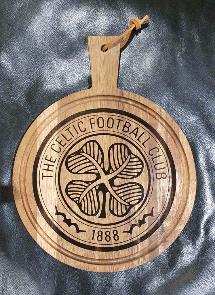 celtic fc decorative chop board