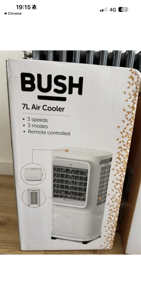 Portable Air Cooler / Evaporative Fan – White, As Good As New