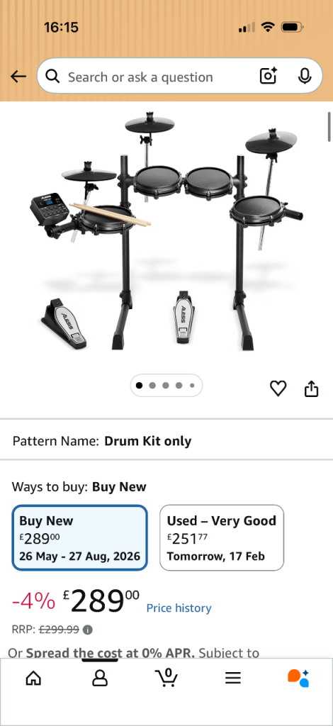 Alesis Turbo Mesh Kit - Electric Drum Set 