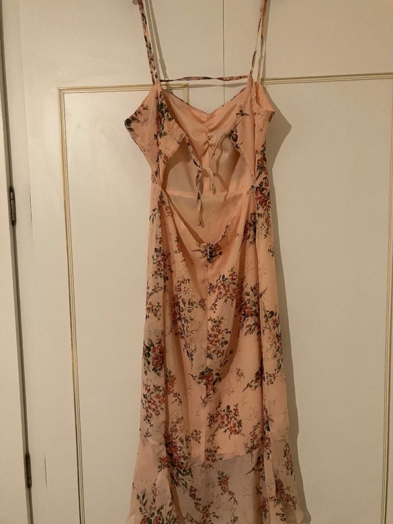 Woman floral dress