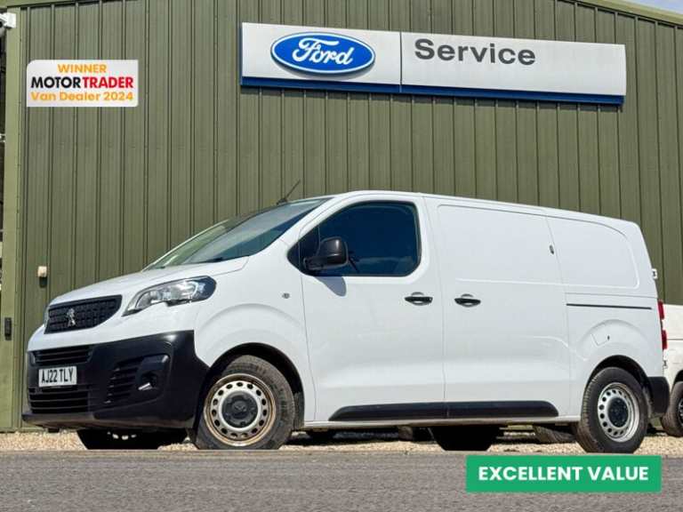 2022 Peugeot Expert MWB L2H1 Low Roof Professional Premium Air Con EURO 6 Panel Van Diesel Manual