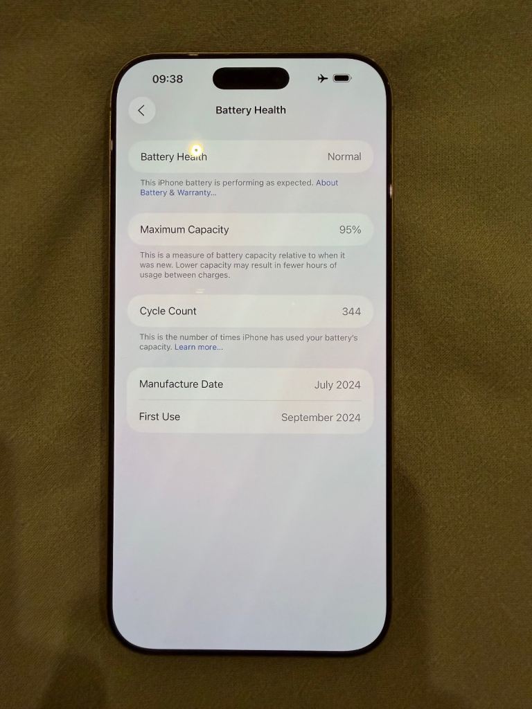 iPhone 16 Pro Max 256 GB Desert Titanium - Perfect Condition