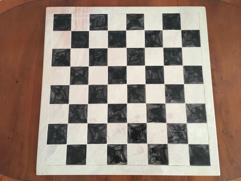 image for African soapstone chess board