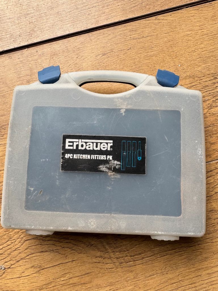 Erbauer 4pc Kitchen Fitters PK Router Bit Set – Good Condition