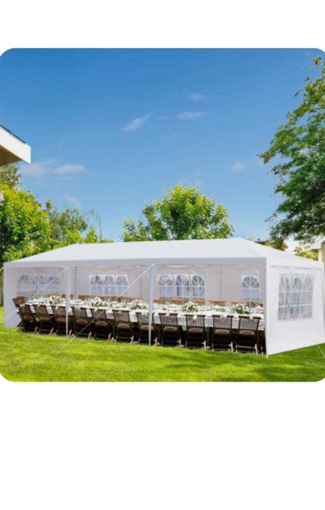 3m x 9m outdoor marquee suitable for events