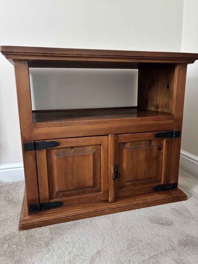 Wooden tv stand