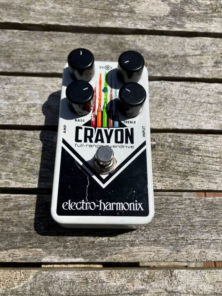 Electro-Harmonix Crayon Electric Guitar Overdrive Pedal 69