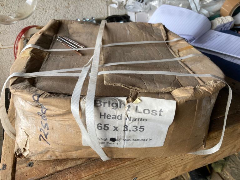 20/25kg Lost Head Nails 65 x 3.35 - 2 boxes, £10 each