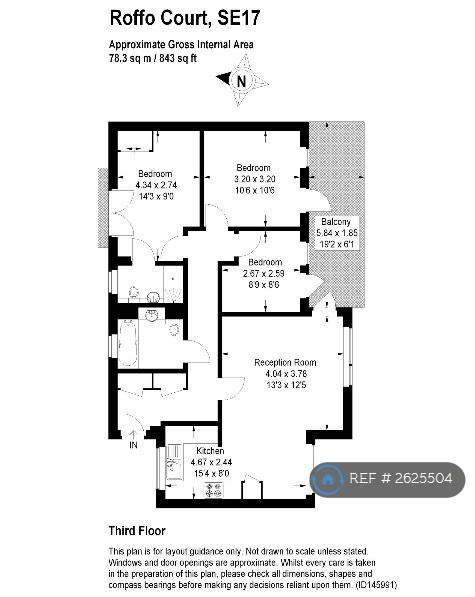 3 bedroom flat in Roffo Court, London, SE17 (3 bed) (#2625504)