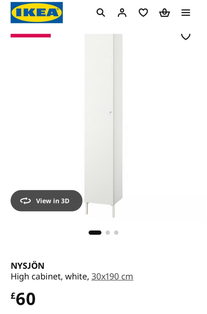 IKEA NYSJON high cabinet 