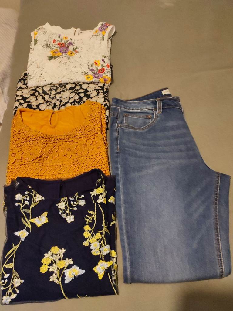 Bunch of women clothes 