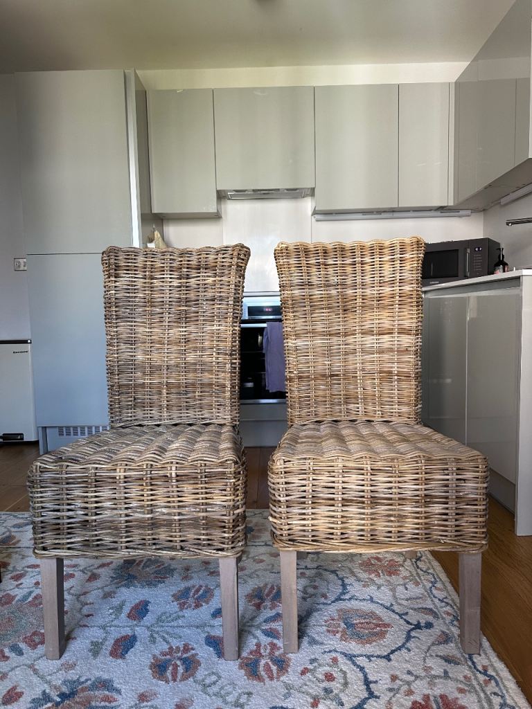 Pair of Wicker Chairs