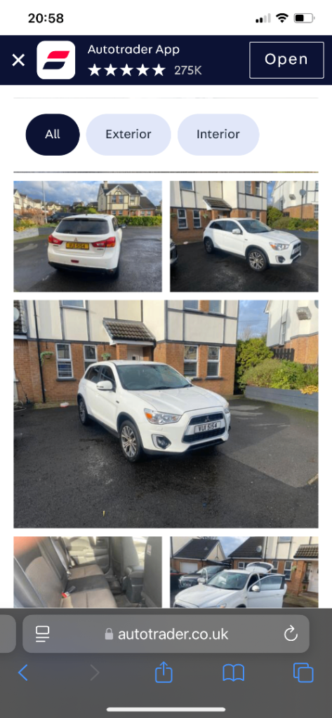 Mitsubishi, ASX, Hatchback, 2015, Manual, 1560 (cc), 5 doors