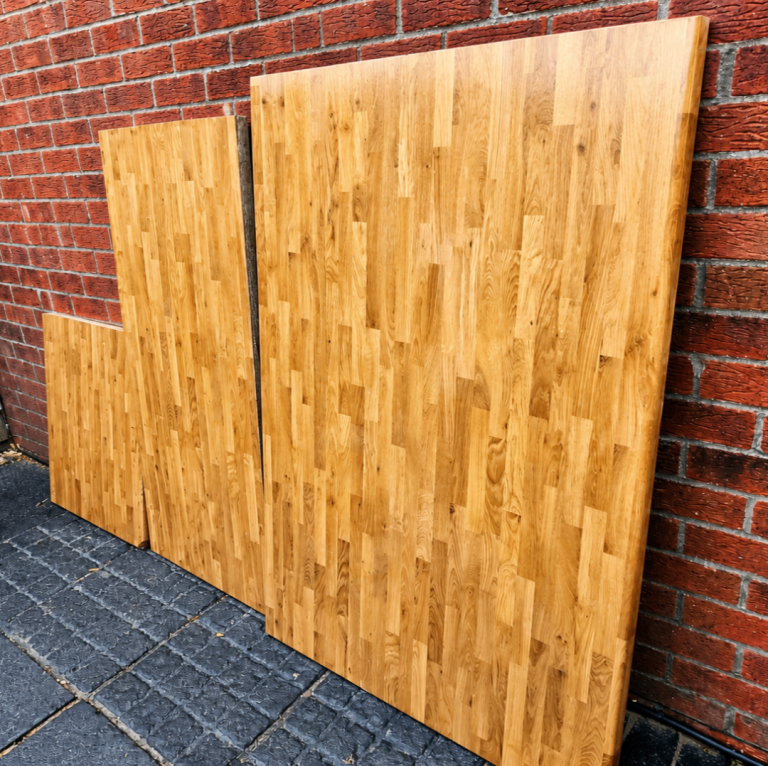 Laminate oak Worktop Offcuts – Good Condition