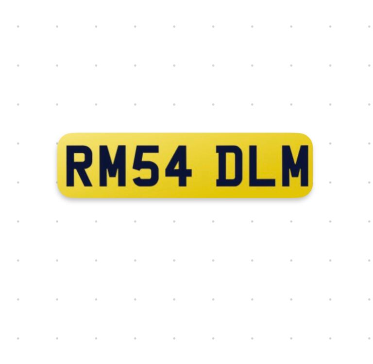 Private Number Plate