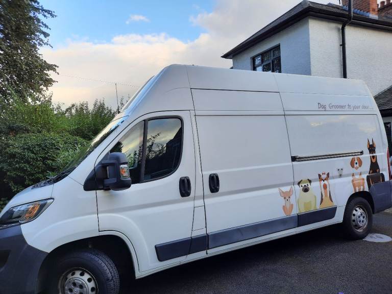 Dog Grooming Van