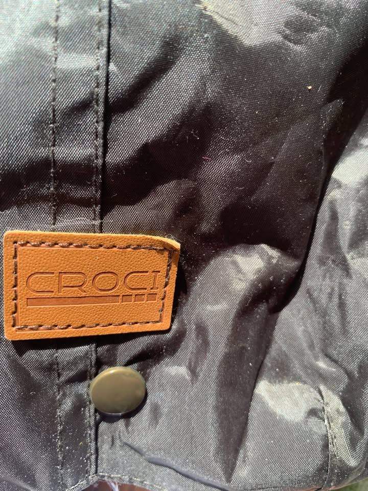SMALL DOG RAINCOAT - Croci Montreal - windproof jacket, size 30cm, black