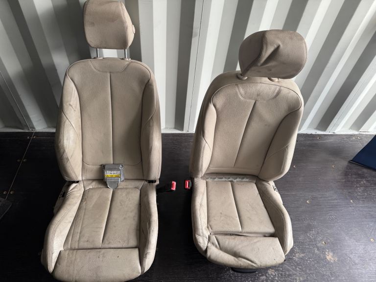 BMW F30 330i full cream leather seats with electric motors