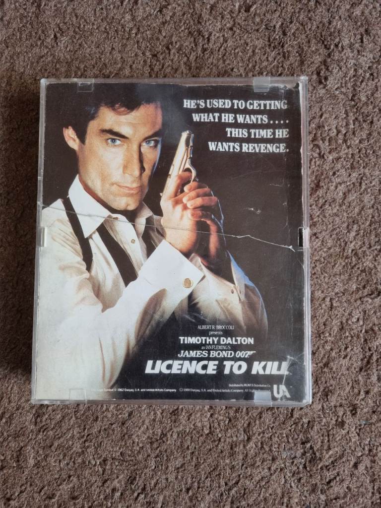 Commodore Amiga James Bond Licence to Kill Video Game Rare Vintage