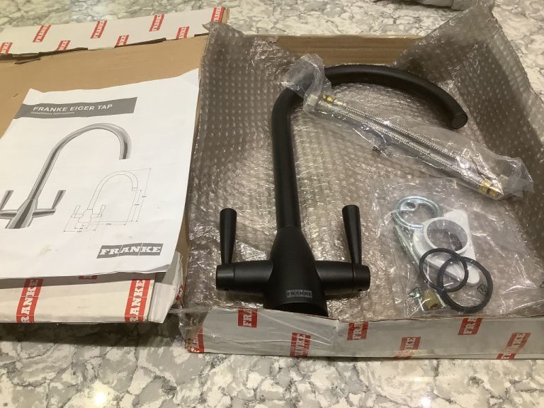 Franke eiger  kitchen tap Matt black new in box