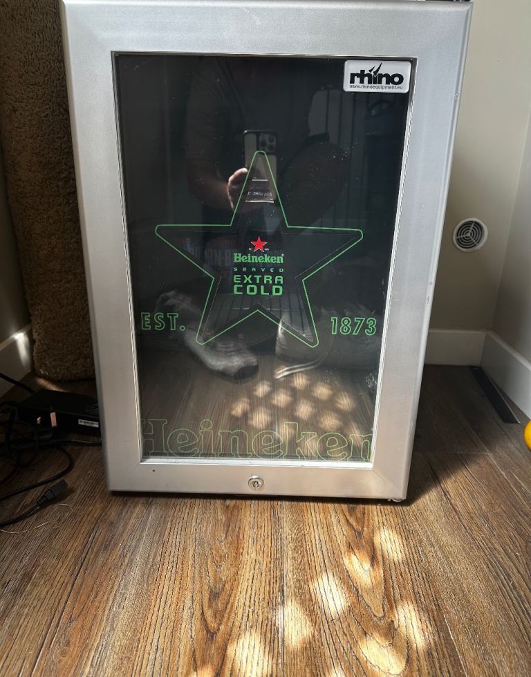 Rhino Heineken LED Mini Fridge 