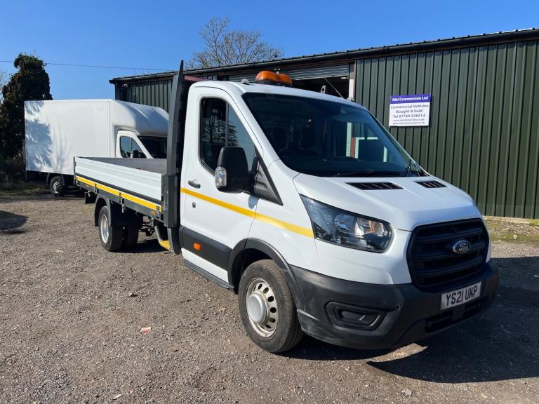 2021 Ford Transit 2.0 EcoBlue 130ps LWB L4 14FT SPRINTER DROPSIDE NO VAT CLEAN Dropside Diesel Ma...