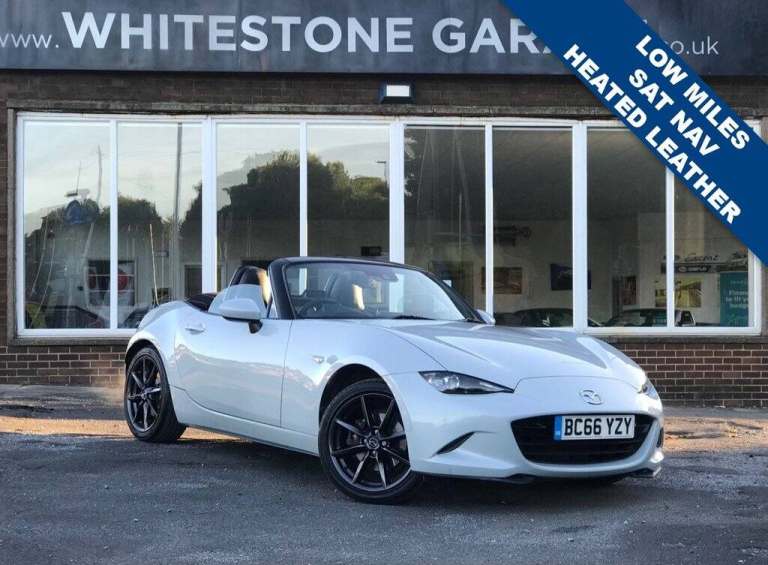 2017 66 MAZDA MX-5 2.0 SKYACTIV-G SPORT NAV CONVERTIBLE 2DR PETROL MANUAL EURO 6