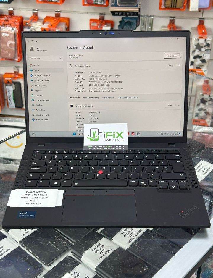 Lenovo T14 Gen 5 With Intel Ultra 5 Chip