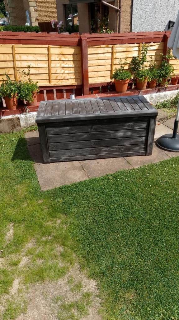 Large Plastic, Garden Storage Box 