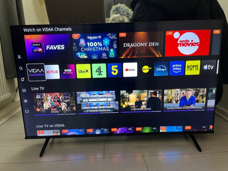 Hisense 55” VIDAA 4K UHD HDR LED TV - Excellent Condition (3 months old)