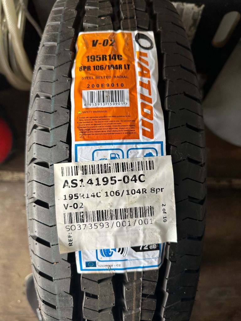 Van/trailer spare wheel