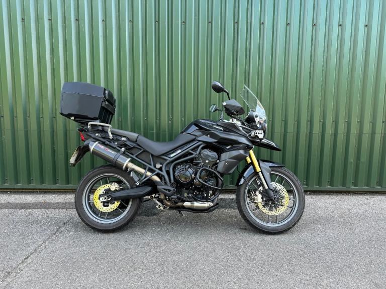 Triumph Tiger 800 Black 2013 One Owner 20k Service History Top Box Very Clean 