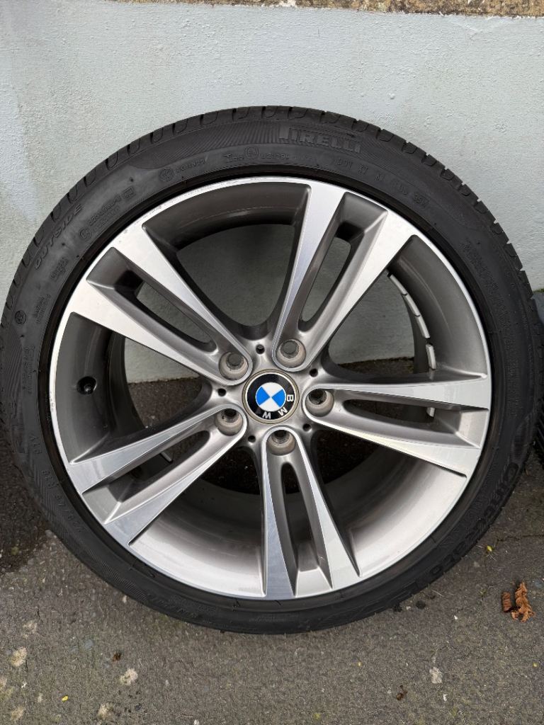 Genuine bmw alloys on Pirelli run flats