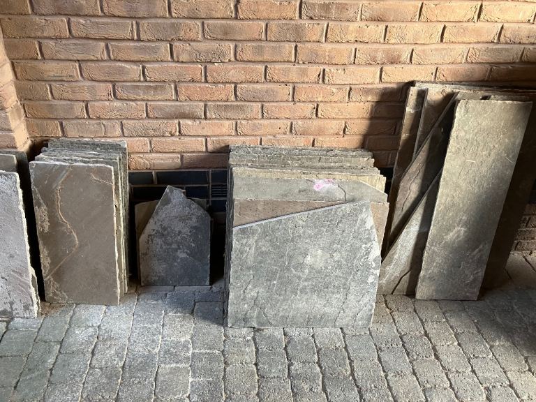 Autum brown Indian paving