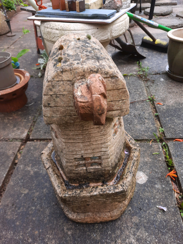 Windmill for the garden concrete