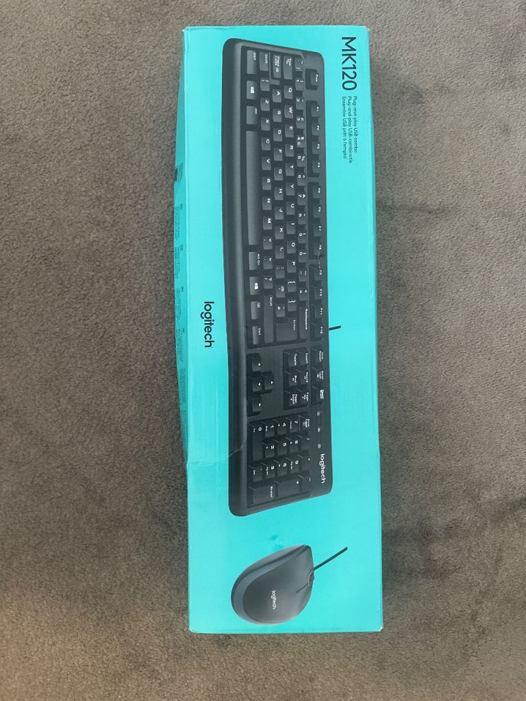Logitech MK120 Keyboard and Mouse Combo – Brand New