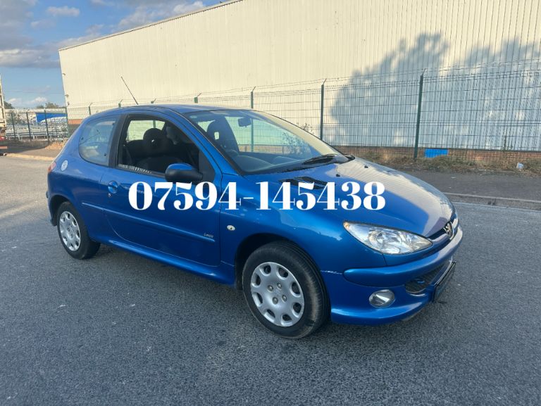 PEUGEOT 206 1.4 LOOK 2007 6 MONTHS MOT + TAX ONLY 63K DRIVES GREAT 