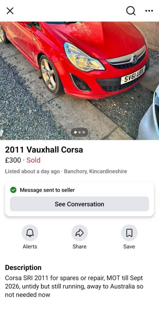 Vauxhall, CORSA, Hatchback, 2011, Manual, 1229 (cc), 3 doors