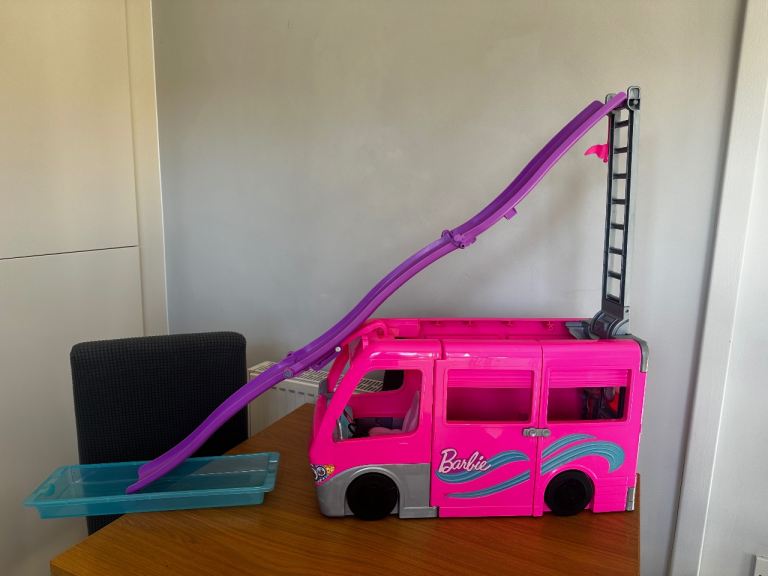 Barbie camper van and slide , £20.00 for Sale in Penarth, Vale of Glamorgan
