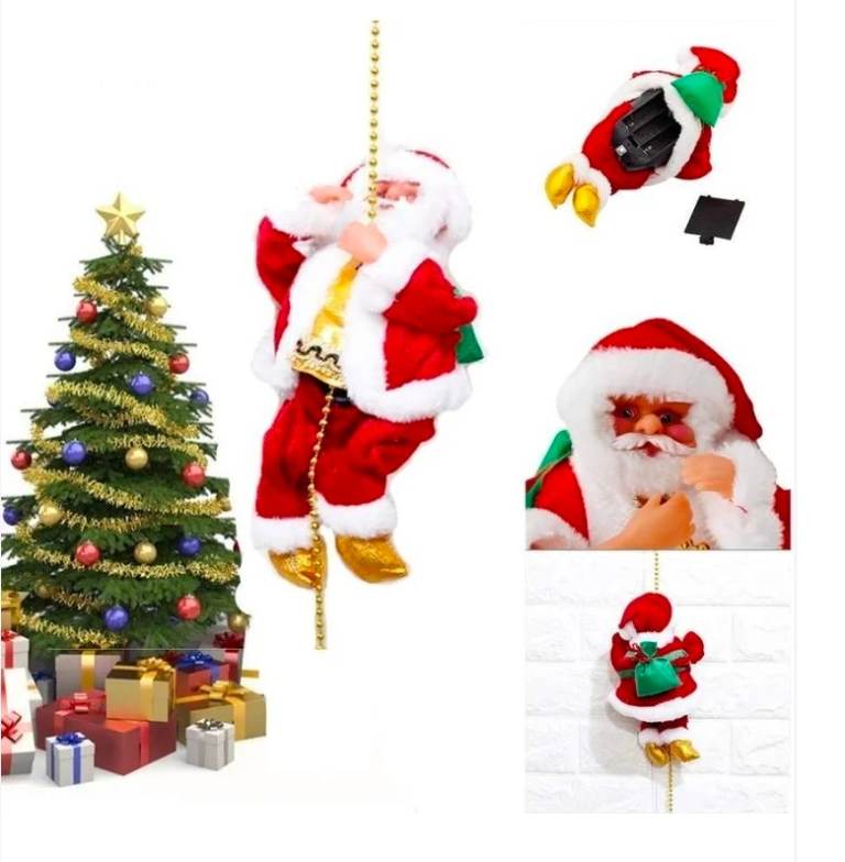 Climbing santa 