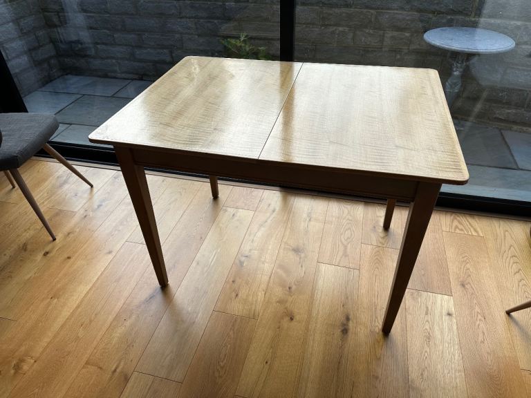 Mid Century Russell of Broadway Extending Dining Table – Vintage Teak