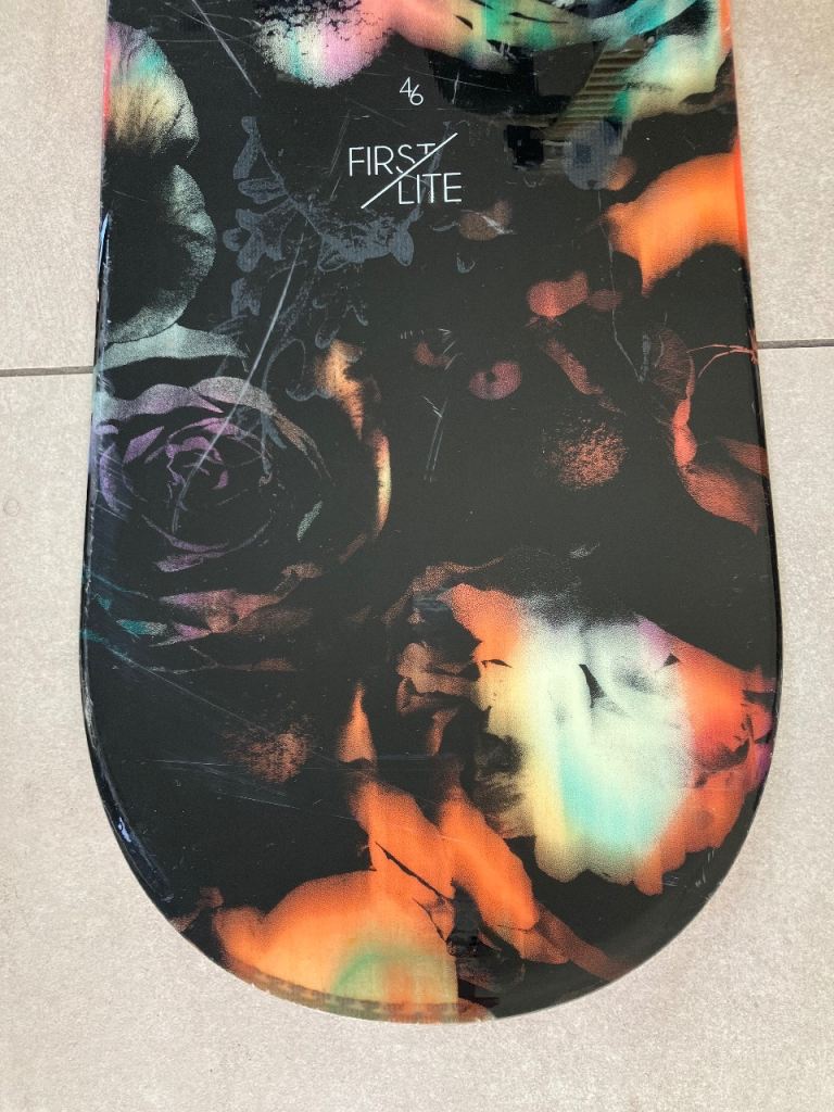 K2 First Lite 143cm snowboard & Burton Freestyle bindings