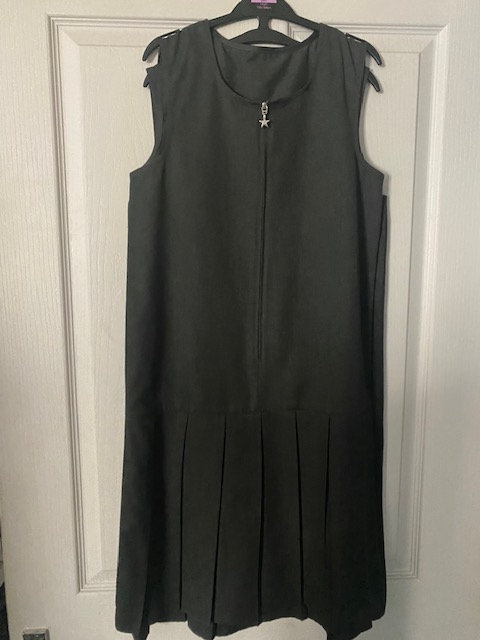 13-14 grey school dresses pack of 2 new
