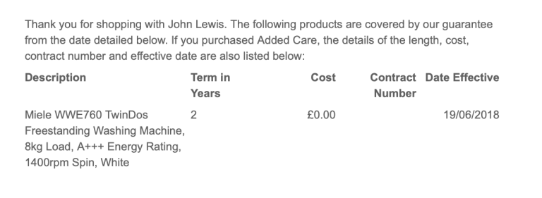 Miele WWE760 TwinDos Washing Machine 8kg - Premium Model - John Lewis Purchase