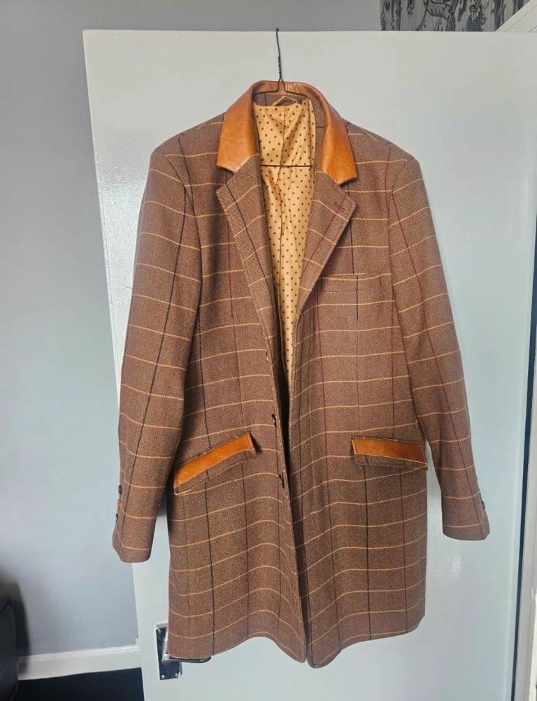 Joules Wool Tweed Coat
