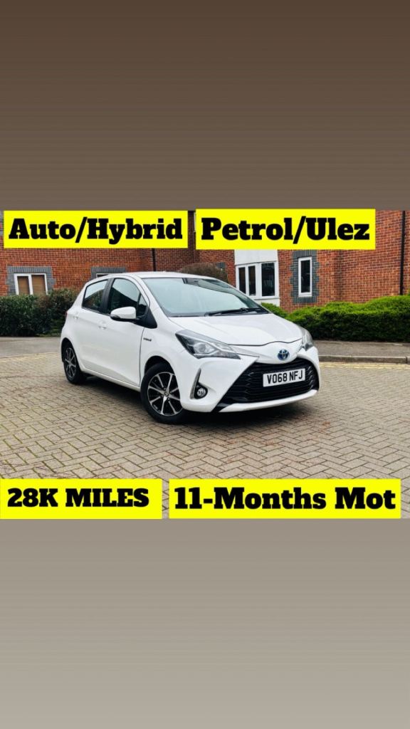 2019/68 TOYOTA YARIS 1.4 PETROL HYBRID TOP SPEC FULLY LOADED 
