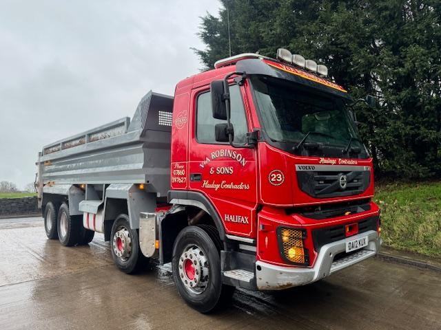 2012 12 Volvo FMX 380 8x4 Boweld steel tipper auto air con