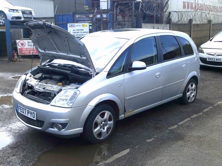 breaking for spares vauxhall meriva 2007 1.6 p