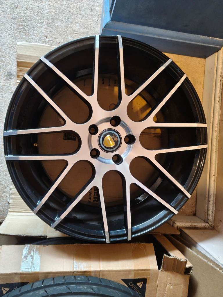4 x Cades Artemis Alloy Wheels 9.5 X 19 5X112 VW Audi Seat Skoda Mercedes